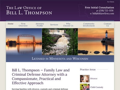 Law Firm Website design for The Law Office of Bill L.…