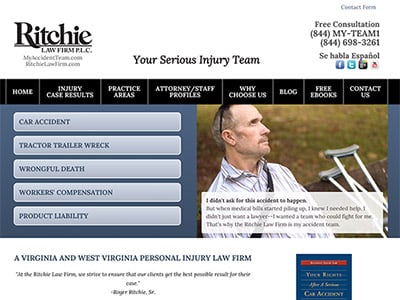 Virginia Law Firm Website Design