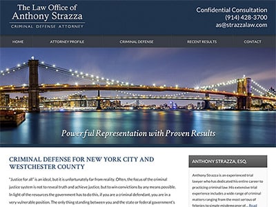 Law Firm Website design for The Law Office of Anthony…