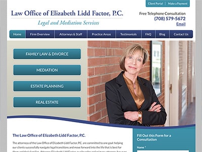 Law Firm Website design for Law Office of Elizabeth L…