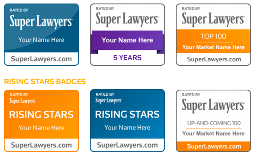 Super Lawyers Badges