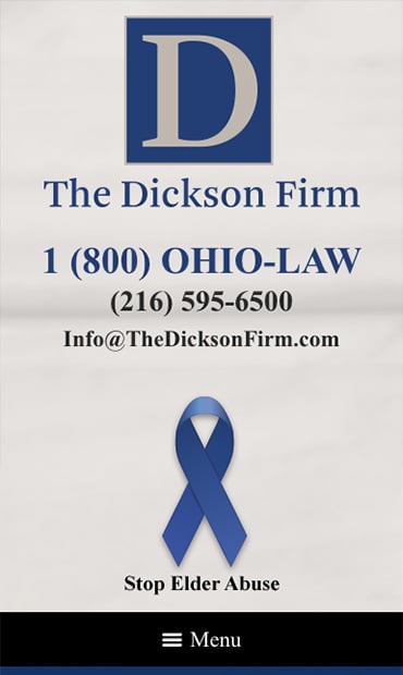 Responsive Mobile Attorney Website for The Dickson Firm