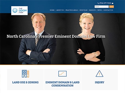 Law Firm Website design for The Odom Firm, PLLC