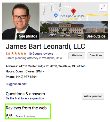 Local Google Profile for James Bart Leonardi