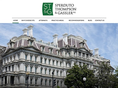 Law Firm Website design for Sperduto Thompson & Gassl…