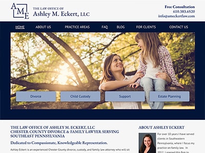 Law Firm Website design for The Law Office of Ashley…