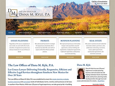 Law Firm Website design for The Law Offices of Dana M…