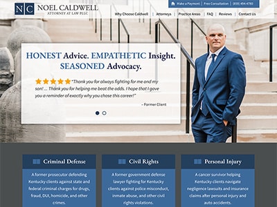 Law Firm Website design for Noel Caldwell, Attorney a…