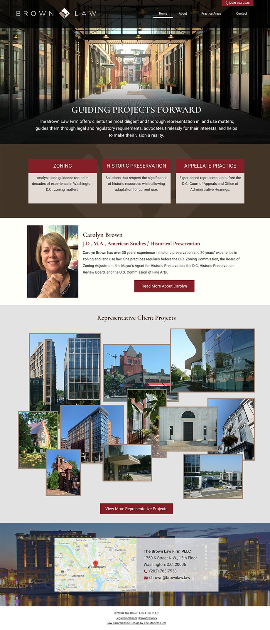 Law Firm Website Design for The Brown Law Firm PLLC