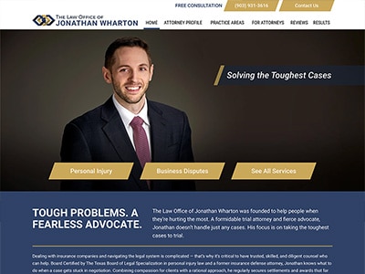 Law Firm Website design for The Law Office of Jonatha…