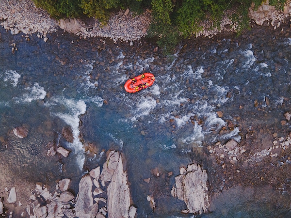 Group White Water Rafting