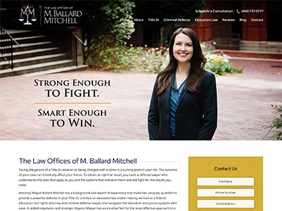 Website Design for The Law Offices of M. Bal…