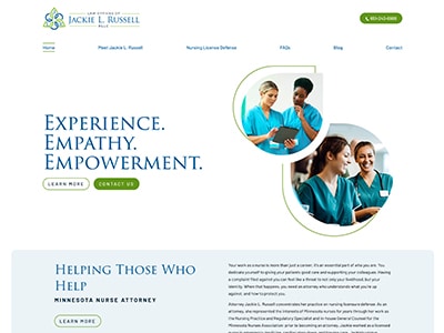 Law Firm Website design for Law Offices of Jackie L.…