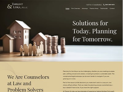 Website Design for Tarrant & Liska, PLLC