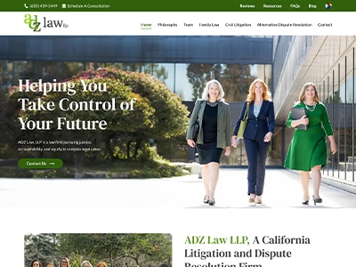 Website Design for ADZ Law LLP