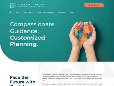 Law Firm Website design for Olvera Hall & Sillers, PL…