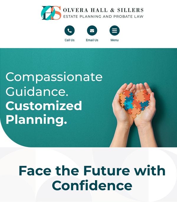 Mobile Friendly Law Firm Webiste for Olvera Hall & Sillers, PLLC